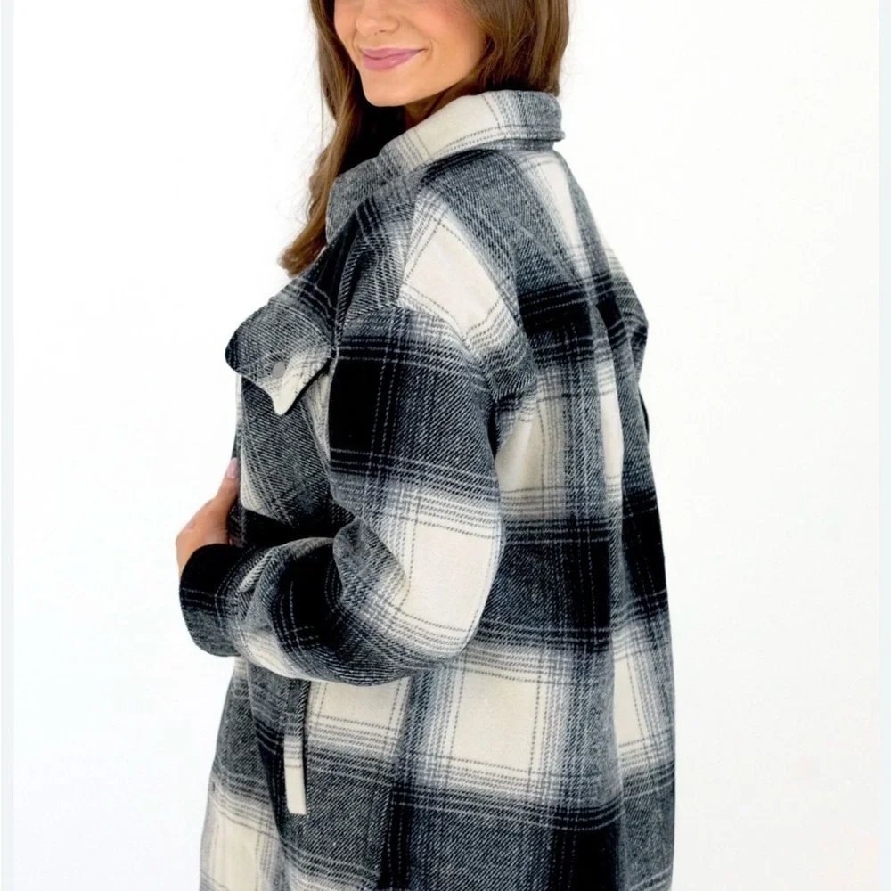Jason Maxwell Monochrome Plaid Jacket - Picture 11 of 11